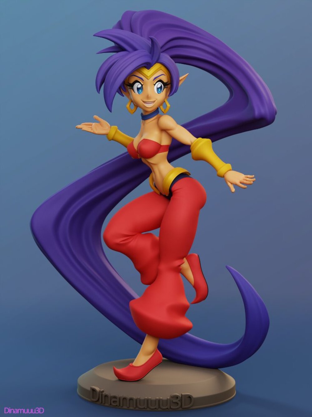 Shantae Resin Statue Part Kit